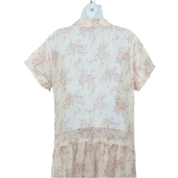 Vintage Handmade 1920s Style Cottagecore Prairie Floral Drop Waist Day Dress - Picture 11 of 12